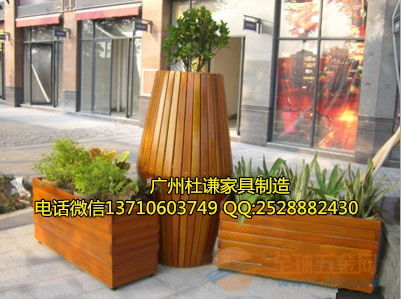 梅州楼盘防腐木花箱现货速发